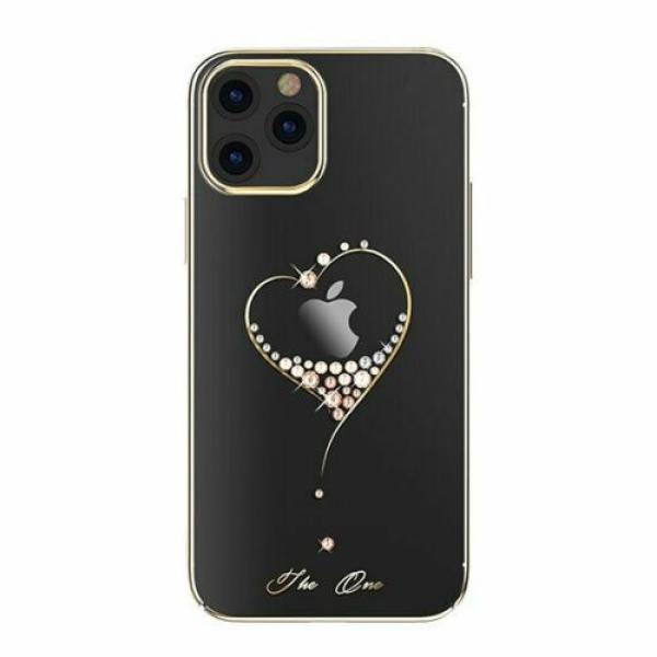 Kingxbar Wish Schutzhülle mit Swarovski-Kristallen iPhone 12 mini gold